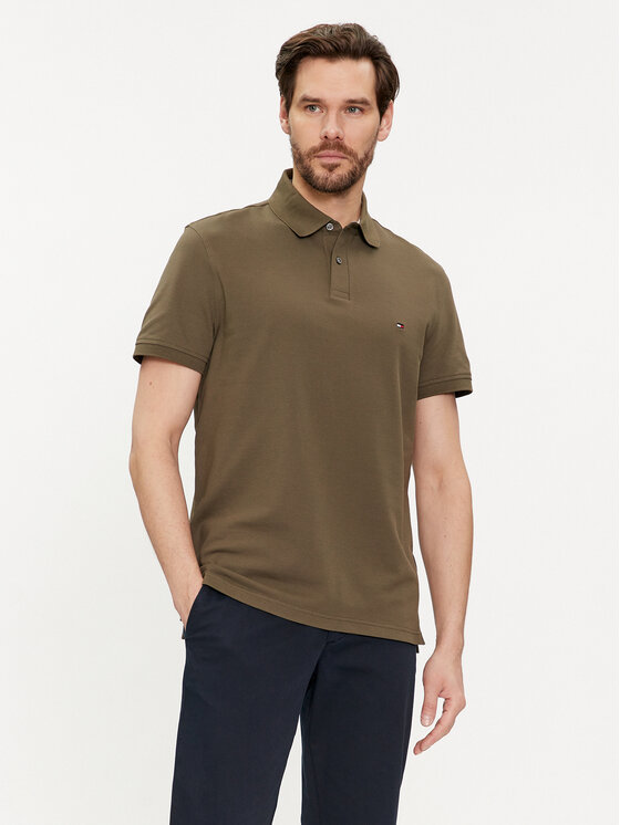 Tommy Hilfiger Polo 1985 MW0MW17770 Khaki Regular Fit