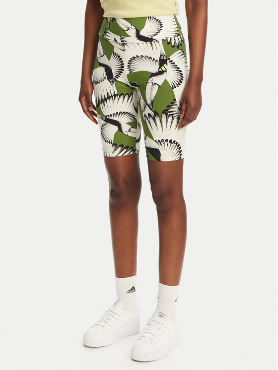 adidas Kolarki FARM JD6286 Zielony Slim Fit
