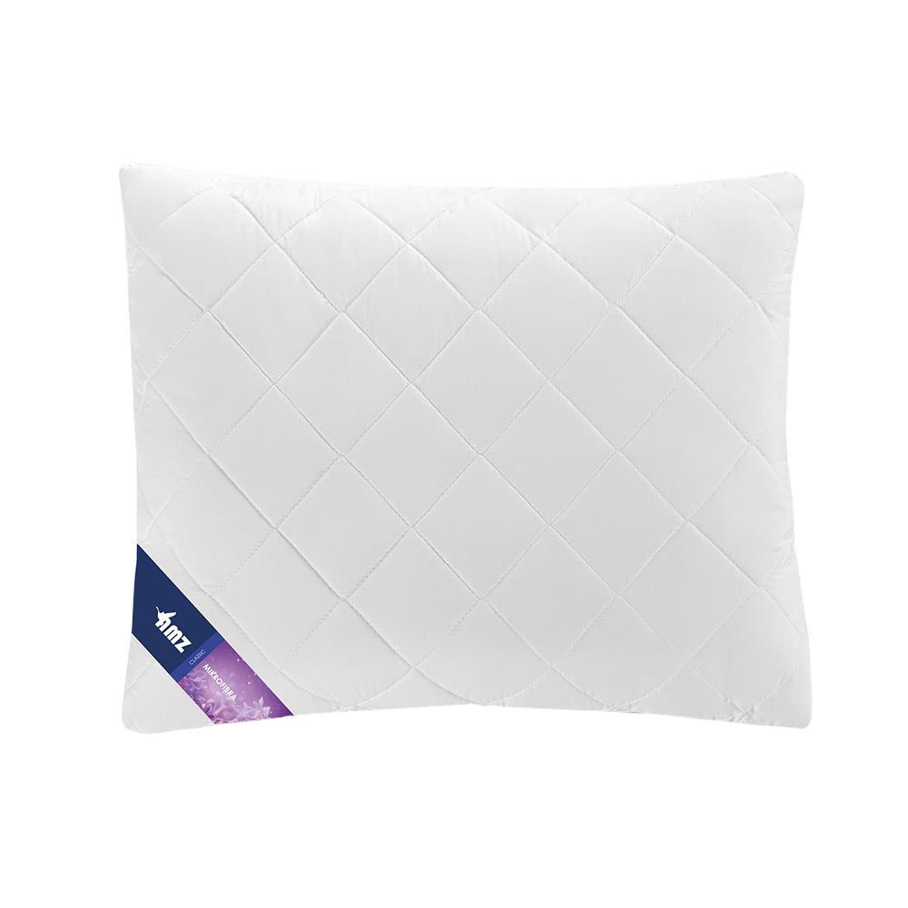 Poduszka Mikrofibra AMZ 70x80 cm Pikowana Kremowy mikrofibra francuska 100%, wyrób medyczny