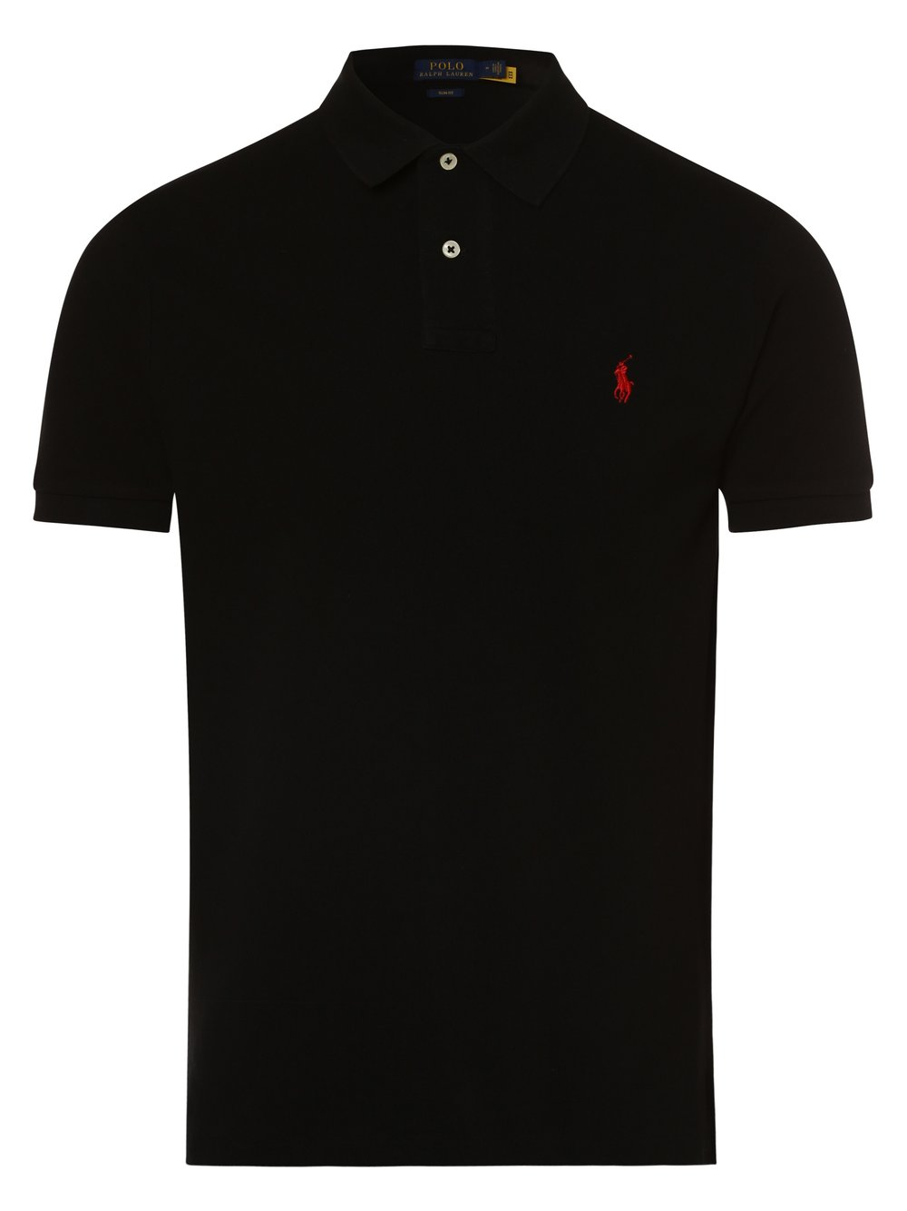 Polo Ralph Lauren Męska koszulka polo Mężczyźni Bawełna czarny, S