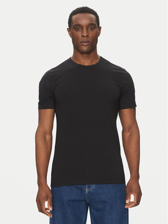 Calvin Klein Underwear Komplet 3 t-shirtów LV00NB4185 Czarny Regular Fit