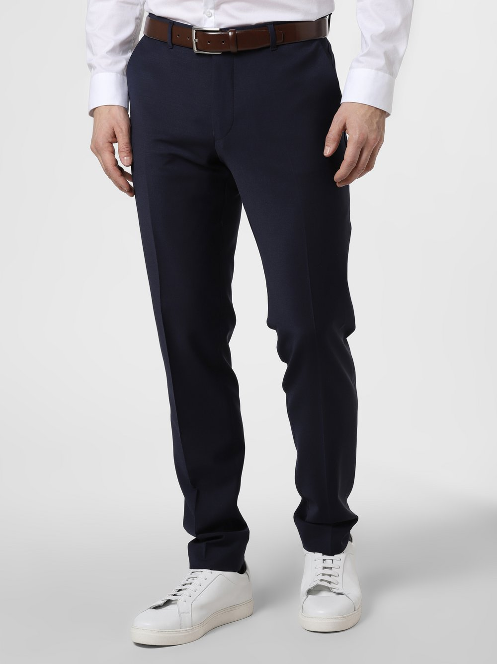 Drykorn Spodnie Mężczyźni Slim Fit Sztuczne włókno niebieski, 46