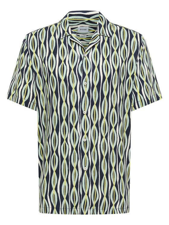 Mustang Koszula Layton 1016473 Zielony Relaxed Fit
