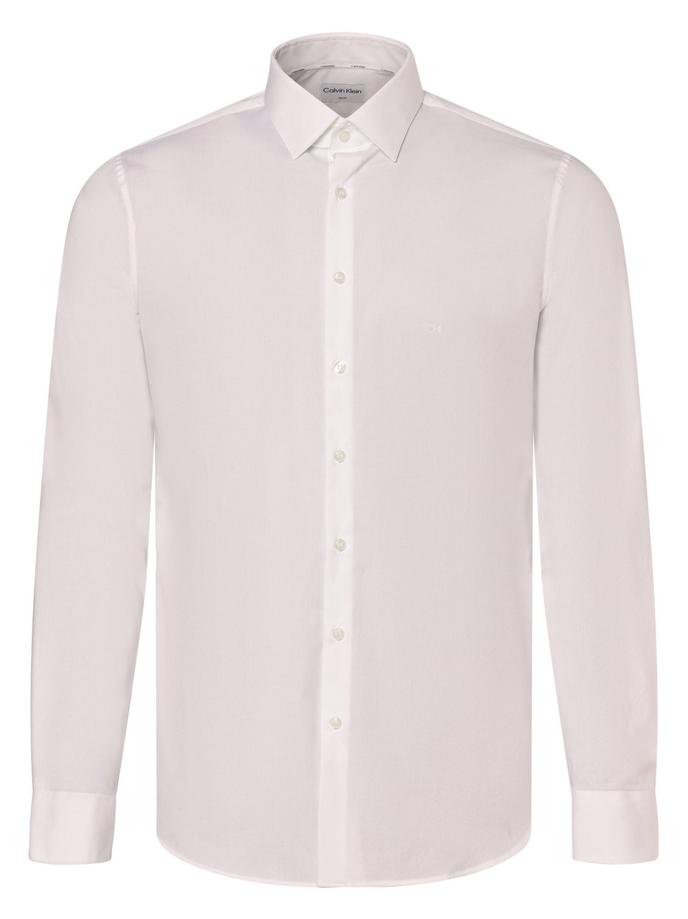 Calvin Klein Koszula męska Mężczyźni Slim Fit Bawełna biały, 41