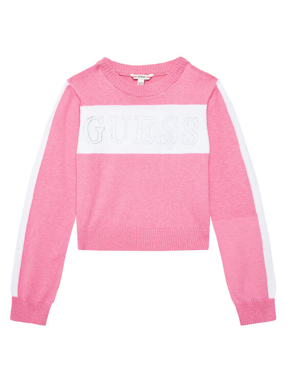 Guess Sweter J5YR00 Z3GW0 Różowy Regular Fit