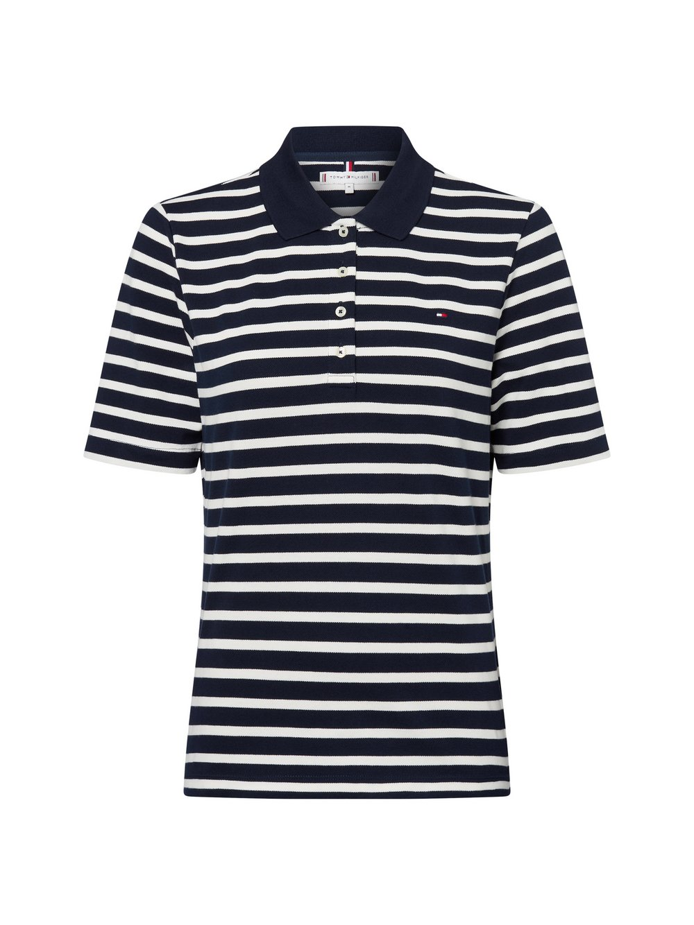 Tommy Hilfiger Damska koszulka polo Kobiety Bawełna niebieski|biały, XS