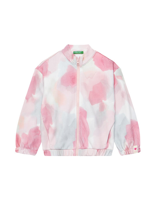 United Colors Of Benetton Bluza 35UJG503S Różowy Regular Fit