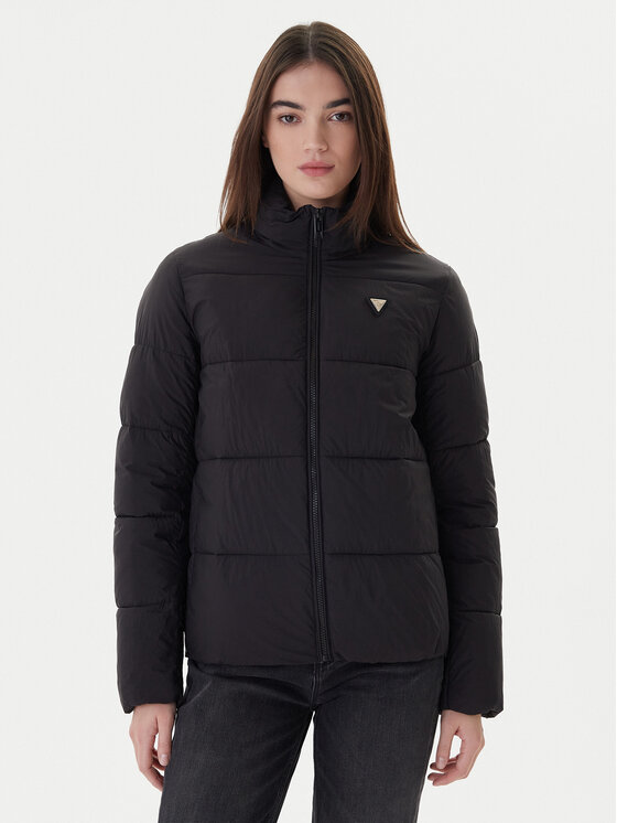 Guess Kurtka puchowa New Claudia V4YL03 WFUD0 Czarny Regular Fit