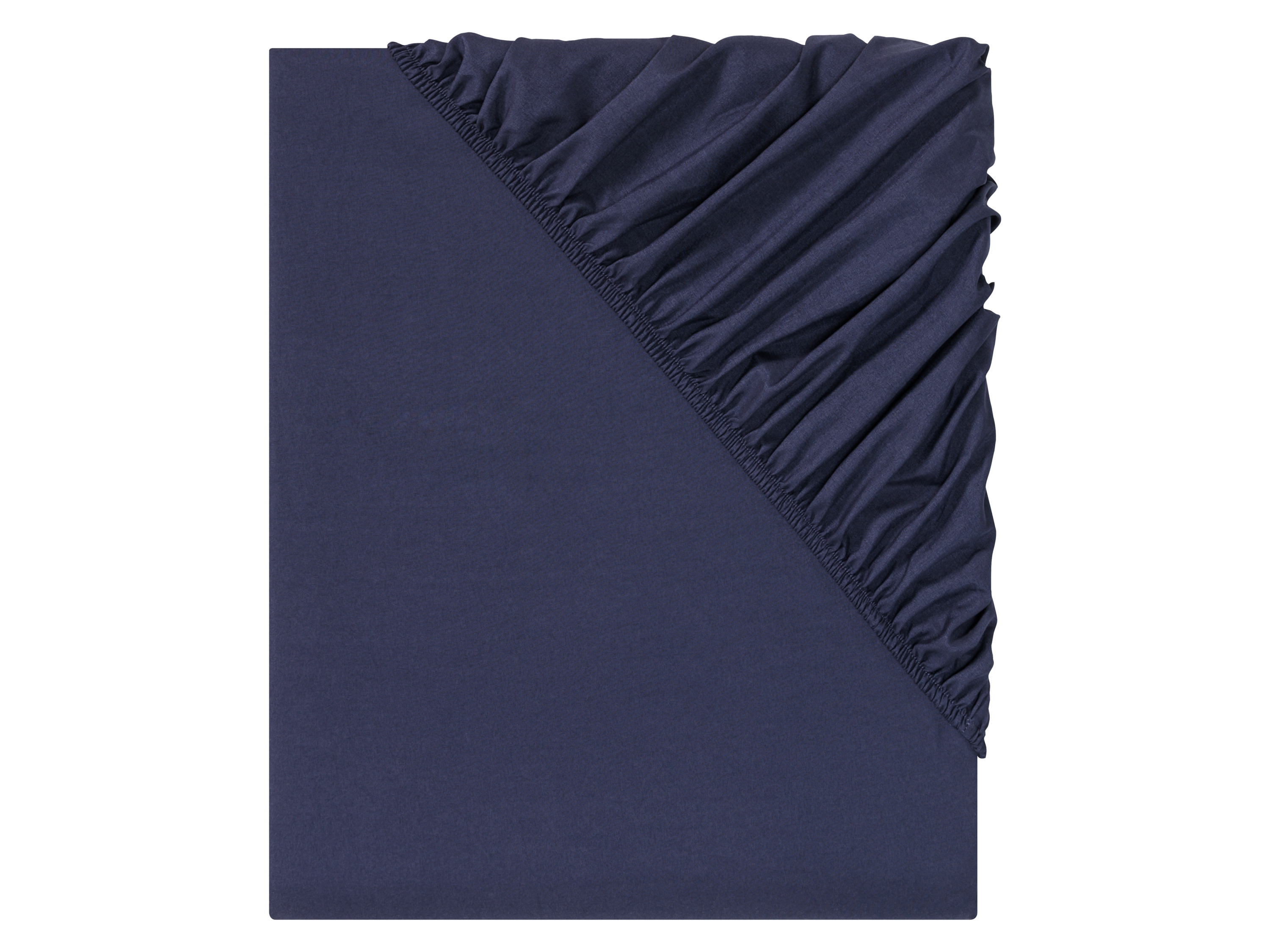 LIVARNO home Prześcieradło z mikrofibry 90-100 x 200 cm (Granatowy)