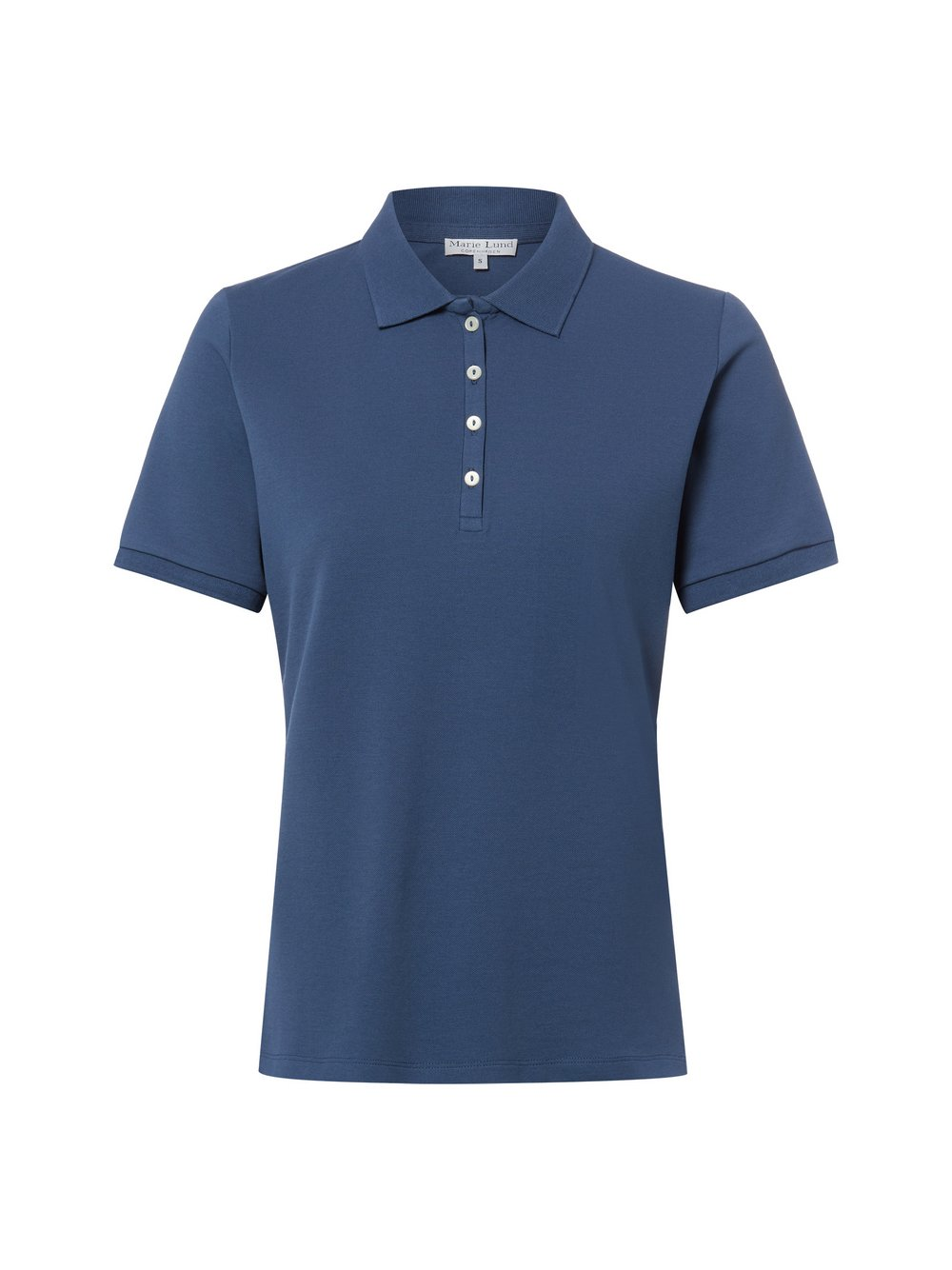 Marie Lund Damska koszulka polo Kobiety Bawełna niebieski, XS