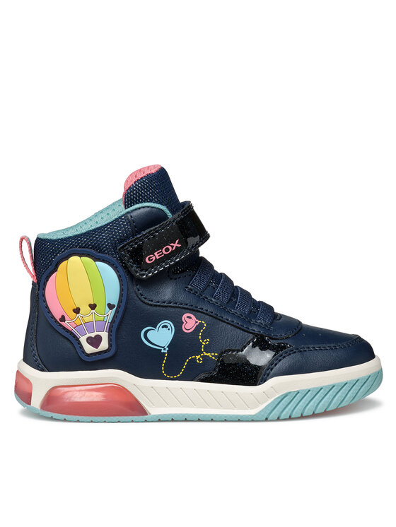 Geox Sneakersy J Inek J56ASA 0BCKC C4358 S Granatowy