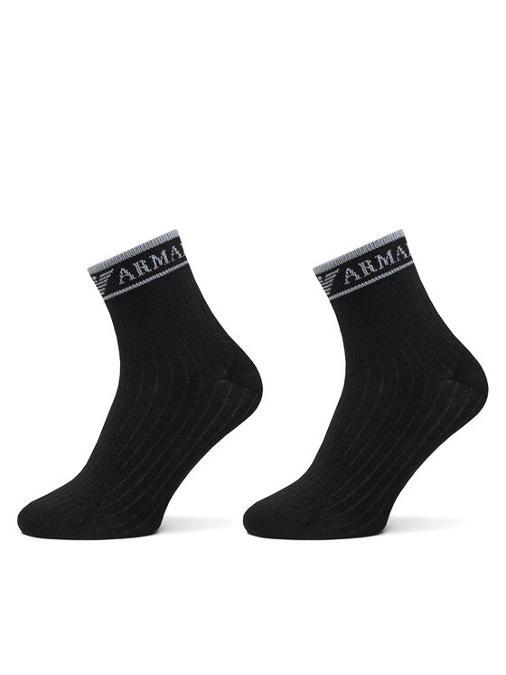 Emporio Armani Skarpety krótkie EW000578 AF20514 MC005 Czarny