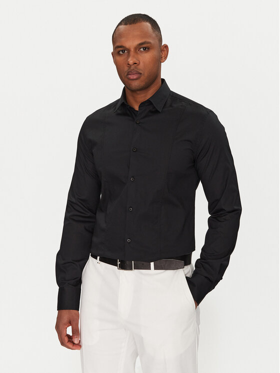 Marciano Guess Koszula 1GH402 4416Z Czarny Regular Fit