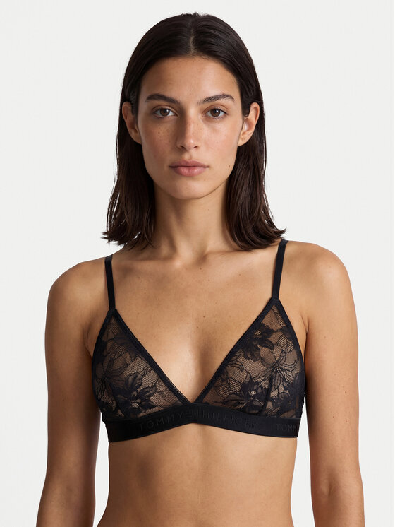 Tommy Hilfiger Biustonosz braletka UW0UW06263 Czarny