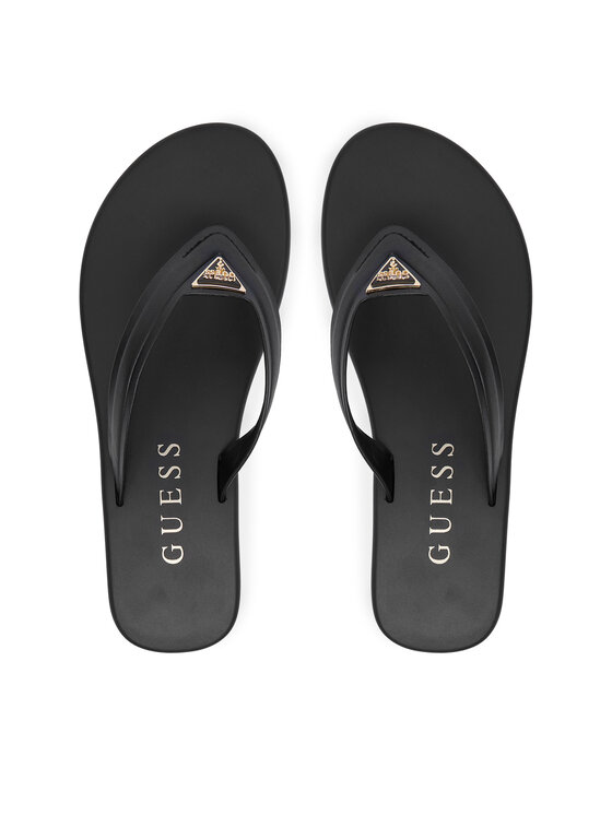 Guess Japonki FLJCNY ELE24 Czarny