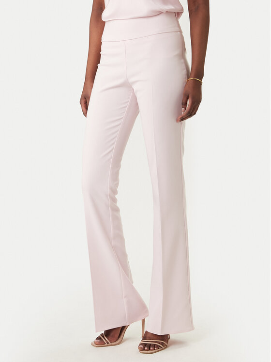 Rinascimento Spodnie materiałowe CFC0127876003 Różowy Slim Fit
