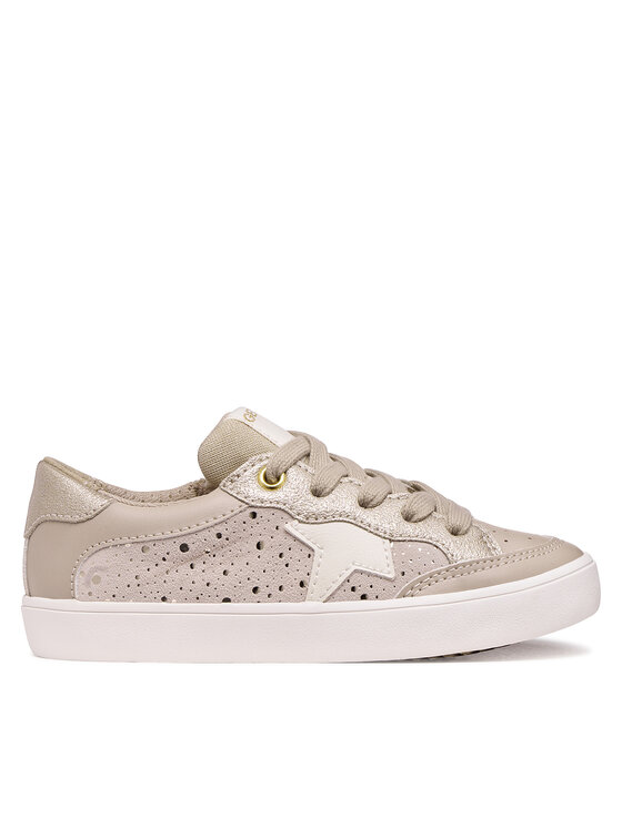 Geox Sneakersy J Gisli Girl J654NC 0BC07 C5000 D Beżowy