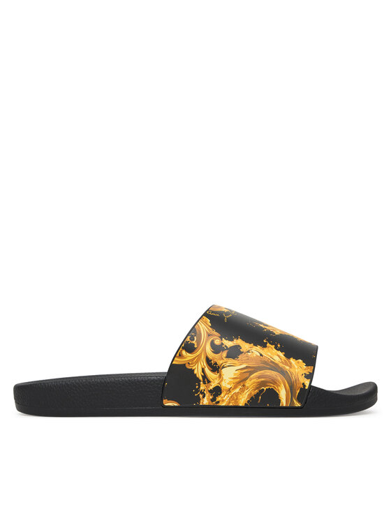 Versace Jeans Couture Klapki 80YA3SQ4 ZS365 G89 Czarny