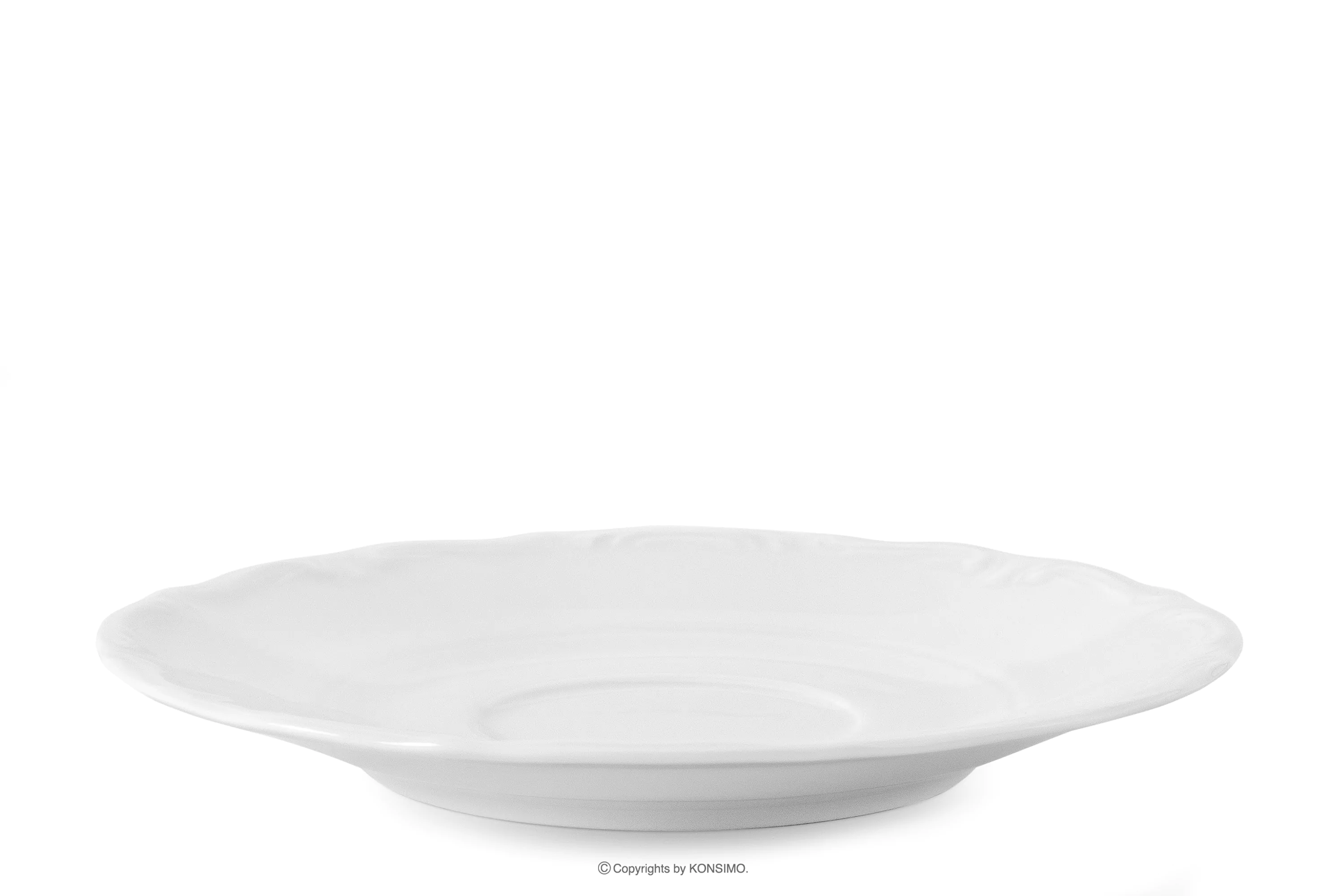 Spodek klasyczna z porcelany biały MARIA TERESA