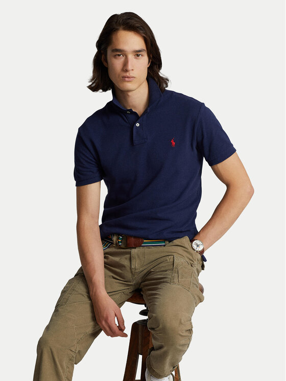 Polo Ralph Lauren Polo Core Replen 710795080 Granatowy Slim Fit