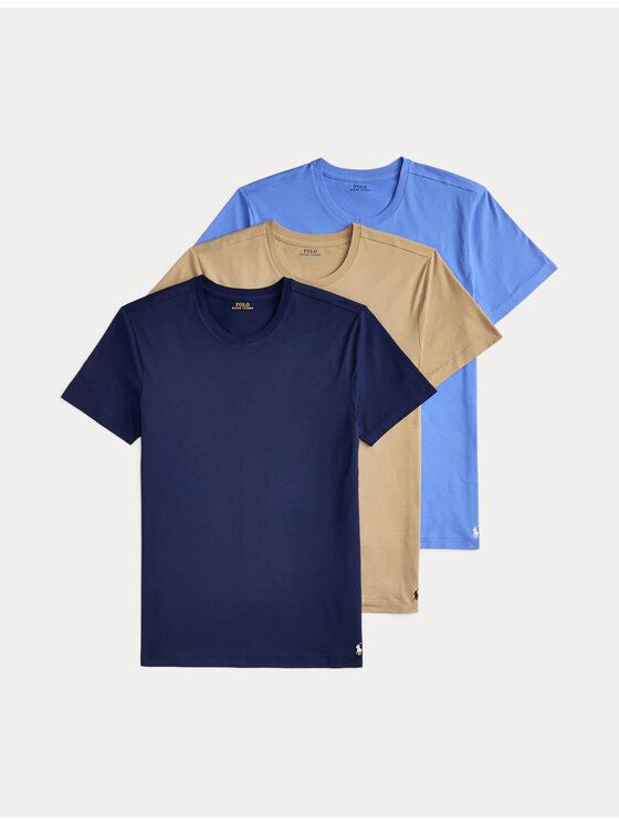 Polo Ralph Lauren Komplet t-shirtów 714830304049 Kolorowy Slim Fit