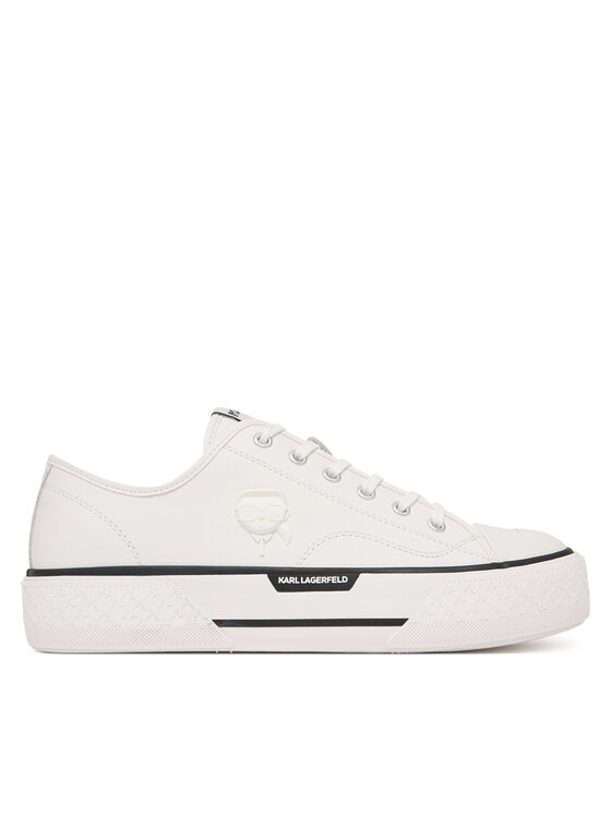KARL LAGERFELD Trampki Kampus Max III KL50470N Biały