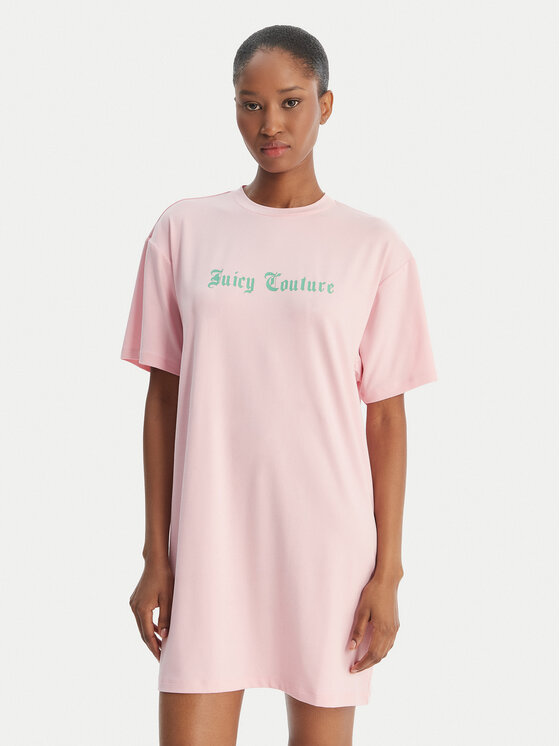 Juicy Couture Koszula nocna JCYSD126859 Różowy Regular Fit