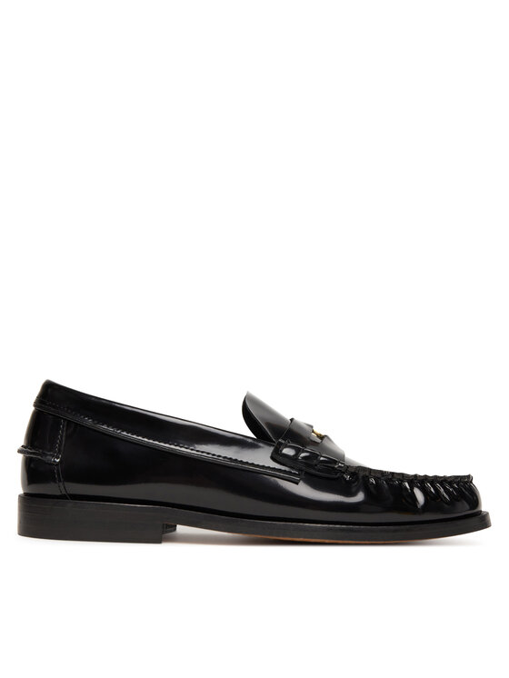 Tommy Hilfiger Mokasyny Hilfiger Penny Abrasivato FW0FW09257 Czarny