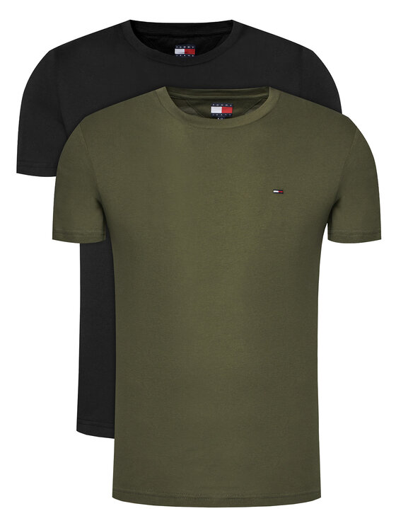 Tommy Jeans Komplet t-shirtów DM0DM20687 Kolorowy Regular Fit