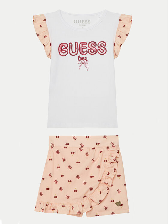 Guess Komplet dziecięcy K5GG00 K6YW4 Biały Regular Fit