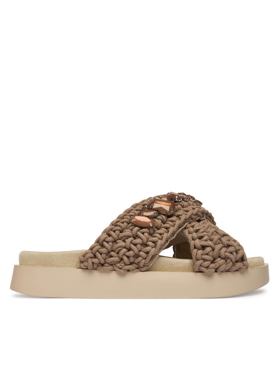 Inuikii Klapki Woven Stones 1004.003.0073 Beżowy jasny