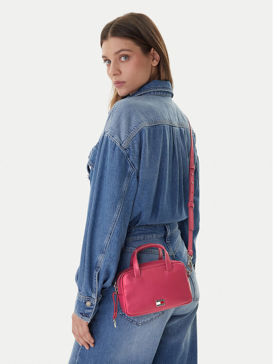 Tommy Jeans Torebka Tjw City Trunk Crossover AW0AW18084 Czerwony