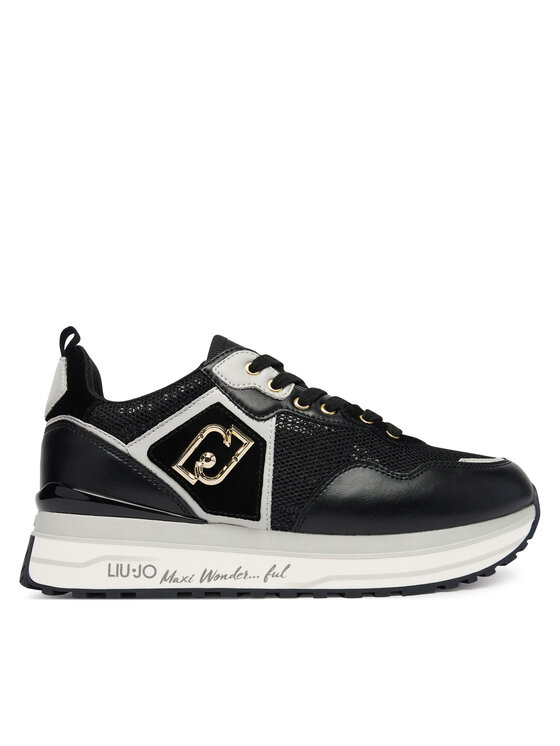 Liu Jo Sneakersy Maxi Wonder 01 BA6009 PX077 Czarny