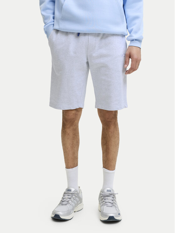 Jack & Jones Szorty sportowe Gordon College 12289726 Szary Regular Fit