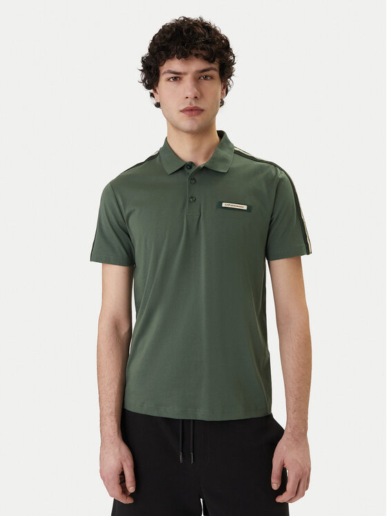 EA7 Emporio Armani Polo 7M001477 AF10375 U7260 Zielony Regular Fit