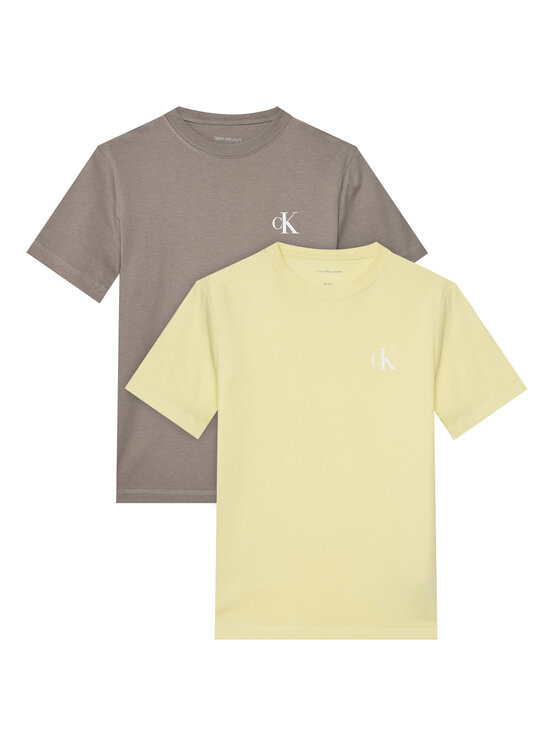 Calvin Klein Jeans Komplet t-shirtów LVCKSJA45B Kolorowy Regular Fit