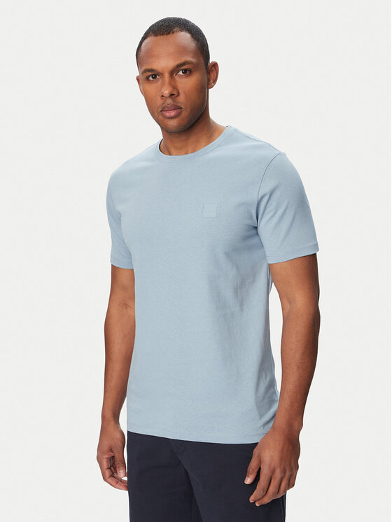 BOSS T-Shirt Tales 50508584 Niebieski jasny Regular Fit