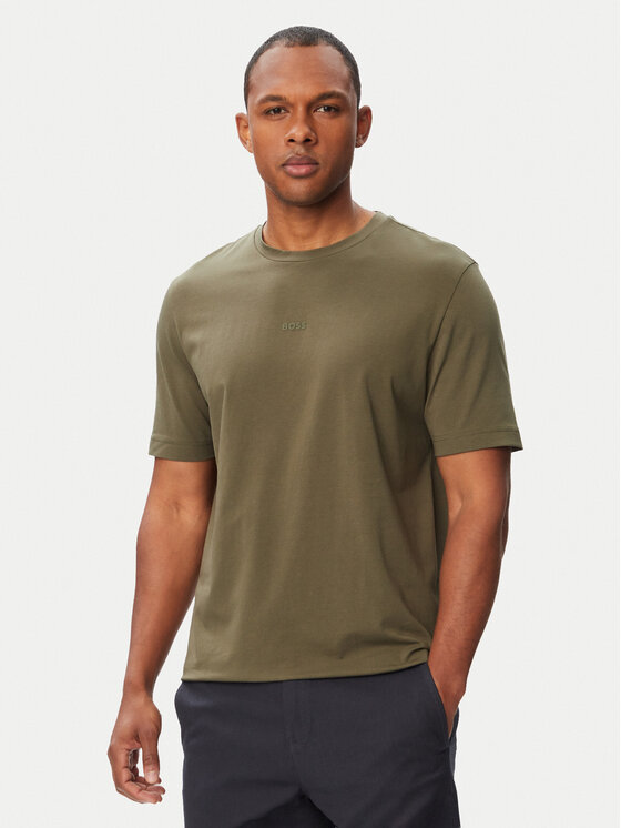 BOSS T-Shirt TChup 50473278 Zielony ciemny Relaxed Fit