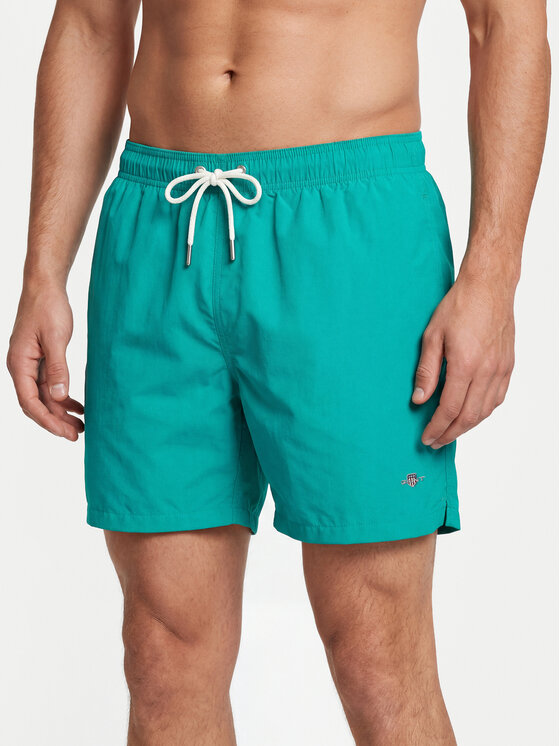 Gant Szorty kąpielowe 920026000 Turkusowy Regular Fit