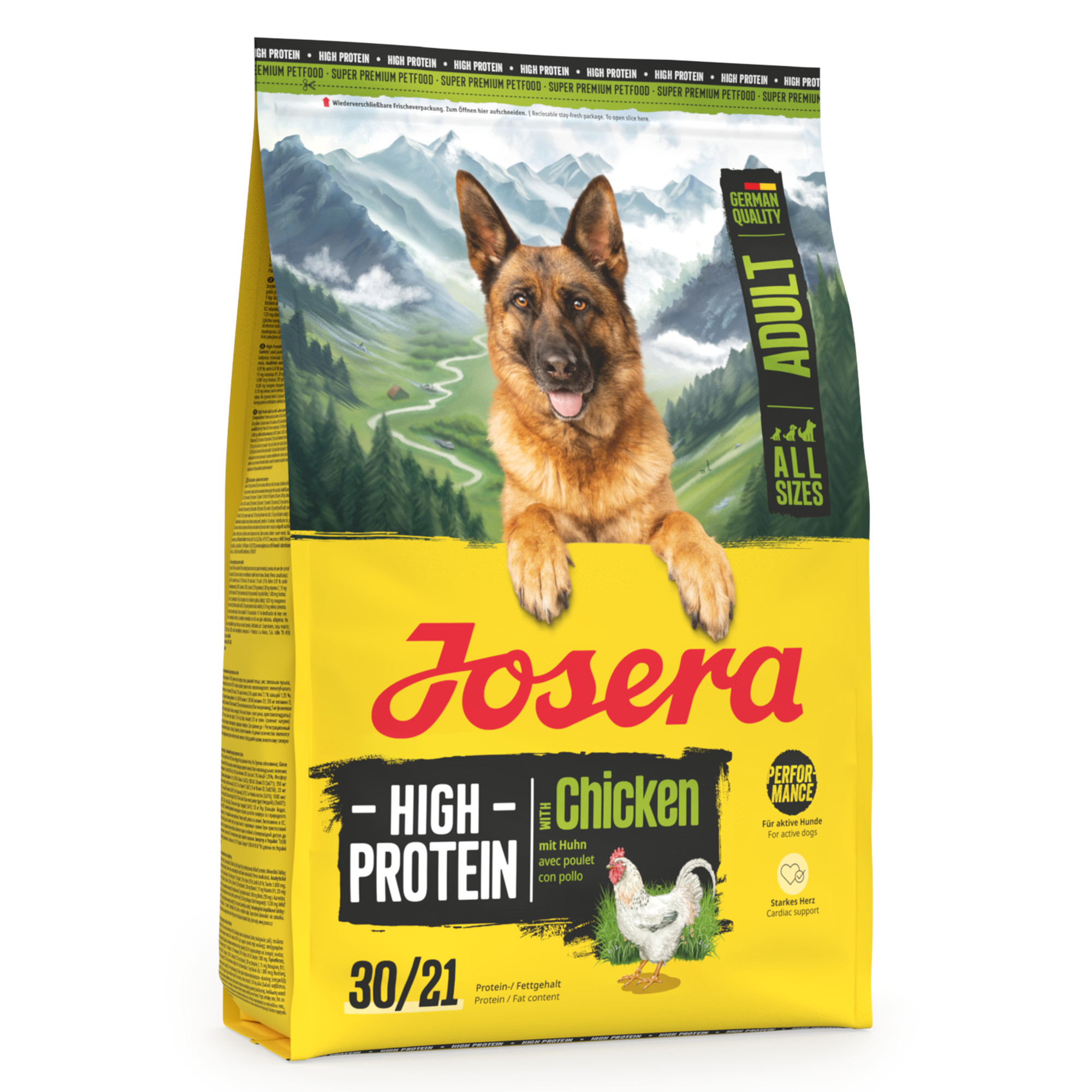 Josera High Protein Adult, kurczak - 3 kg