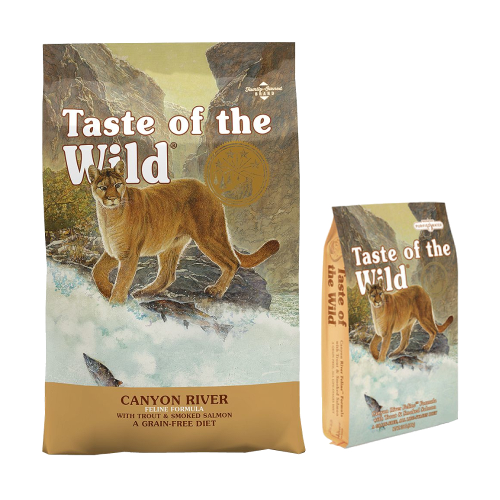 6,6 + 2 kg gratis! Taste of the Wild, karma sucha dla kota, 8,6 kg - Canyon River Feline