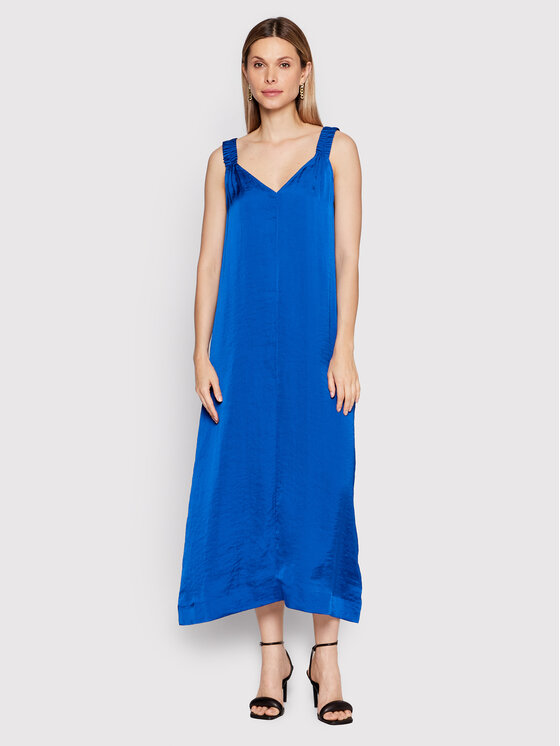 DKNY Sukienka codzienna P2DBTN10 Niebieski Regular Fit