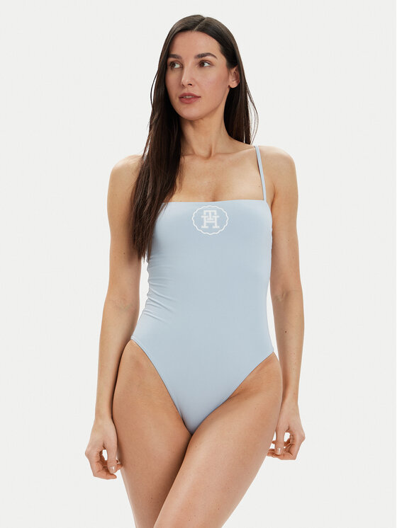 Tommy Hilfiger Strój kąpielowy UW0UW05393 Błękitny