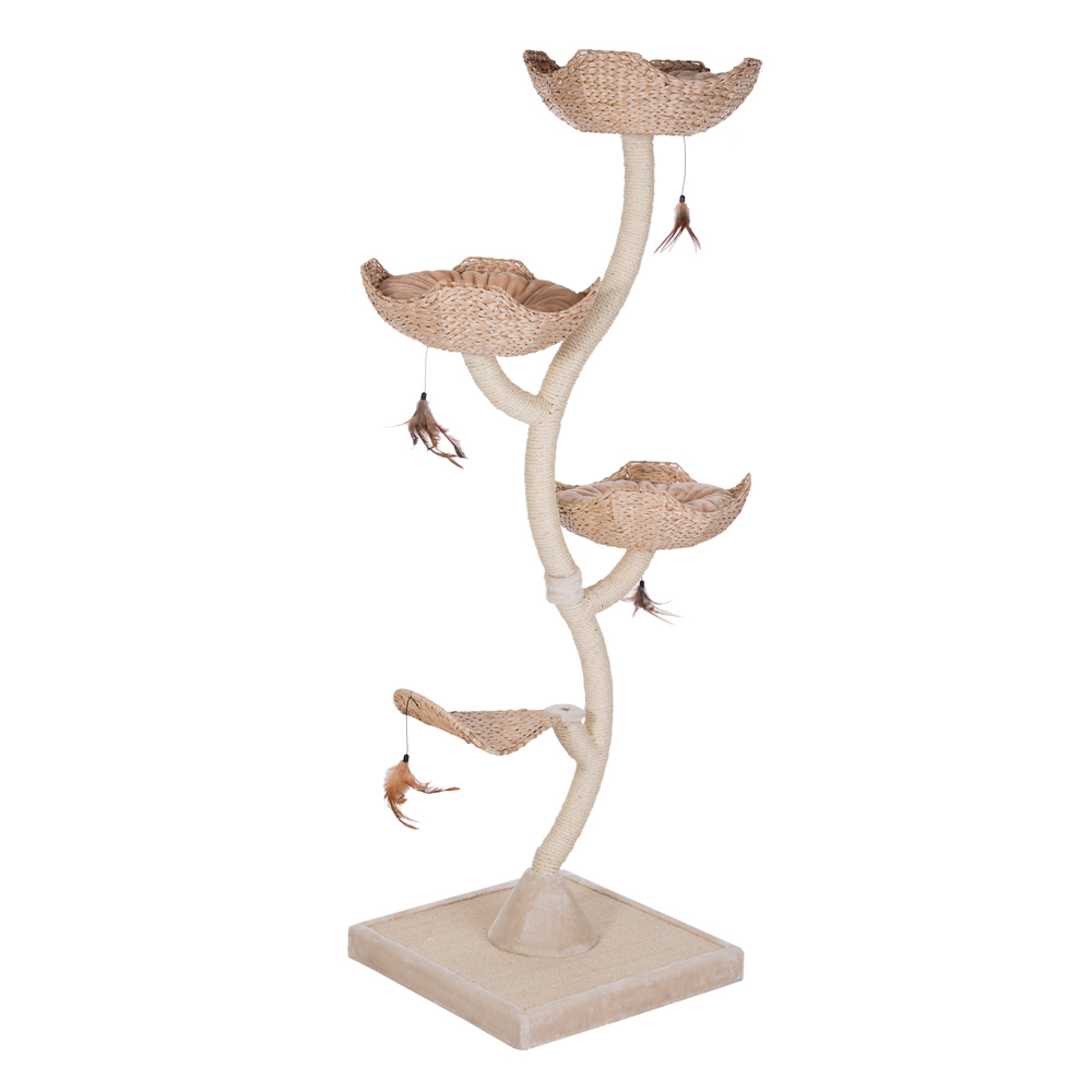 Cat's Flower XXL drapak dla kota - Dł. x szer. x wys.: 55 x 55 x 183 cm