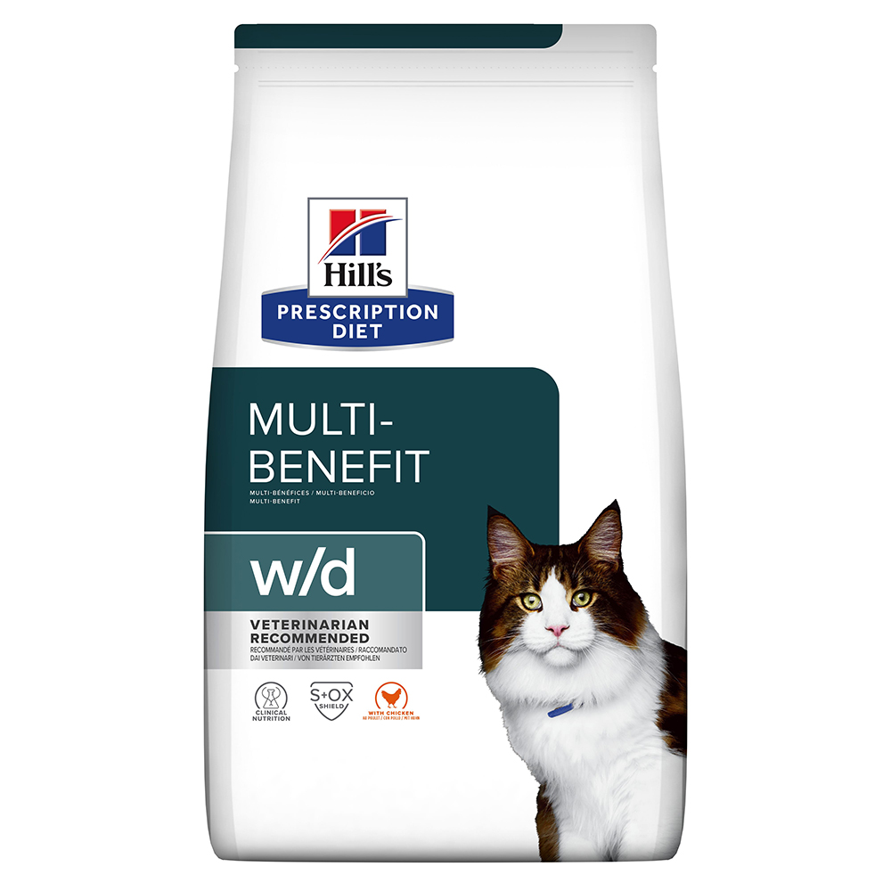 Hill´s Prescription Diet Feline w/d Multi-Benefit, kurczak - 2 x 3 kg