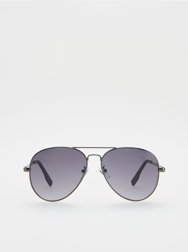 Reserved - Okulary przeciwsłoneczne aviator - czarny