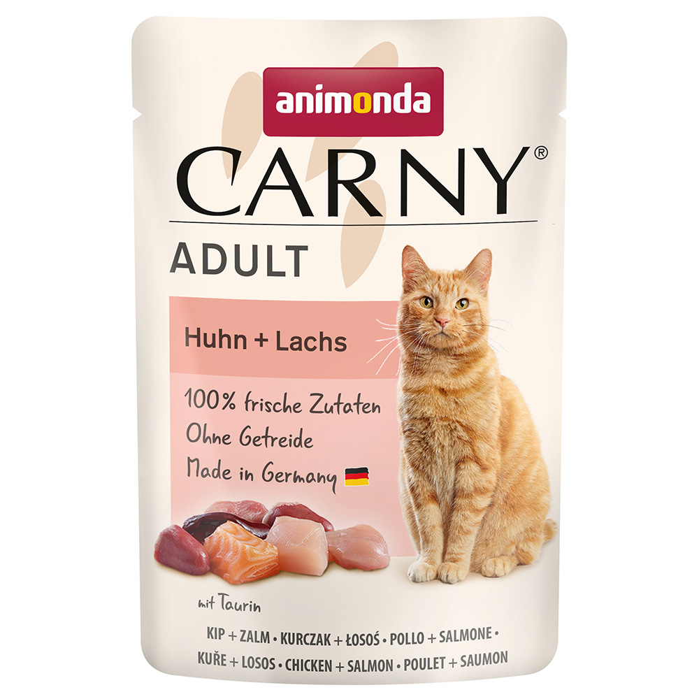animonda Carny, 12 x 85 g - Kurczak i łosoś