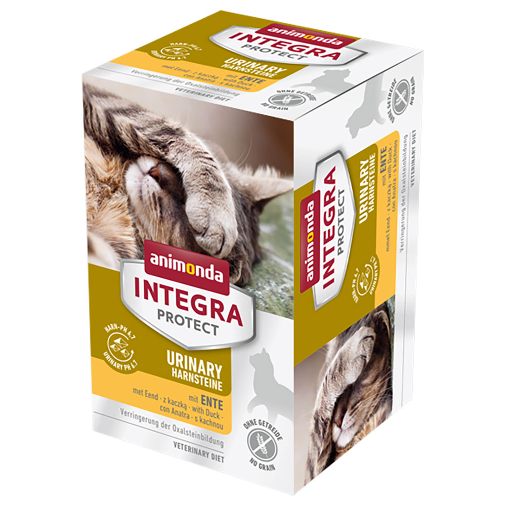 animonda Integra Protect Adult Urinary na kamienie szczawianowe, 6 x 100 g - Wołowina