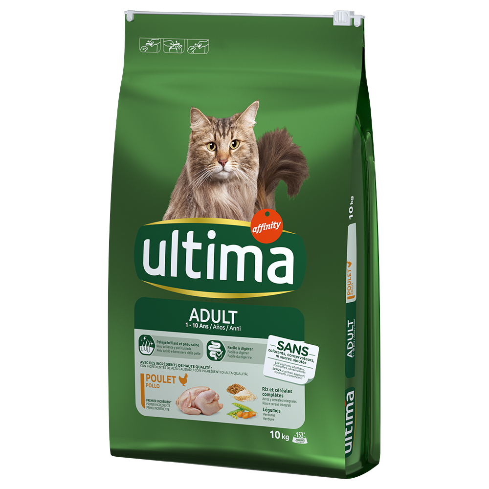 Ultima Cat Adult, kurczak - 2 x 10 kg