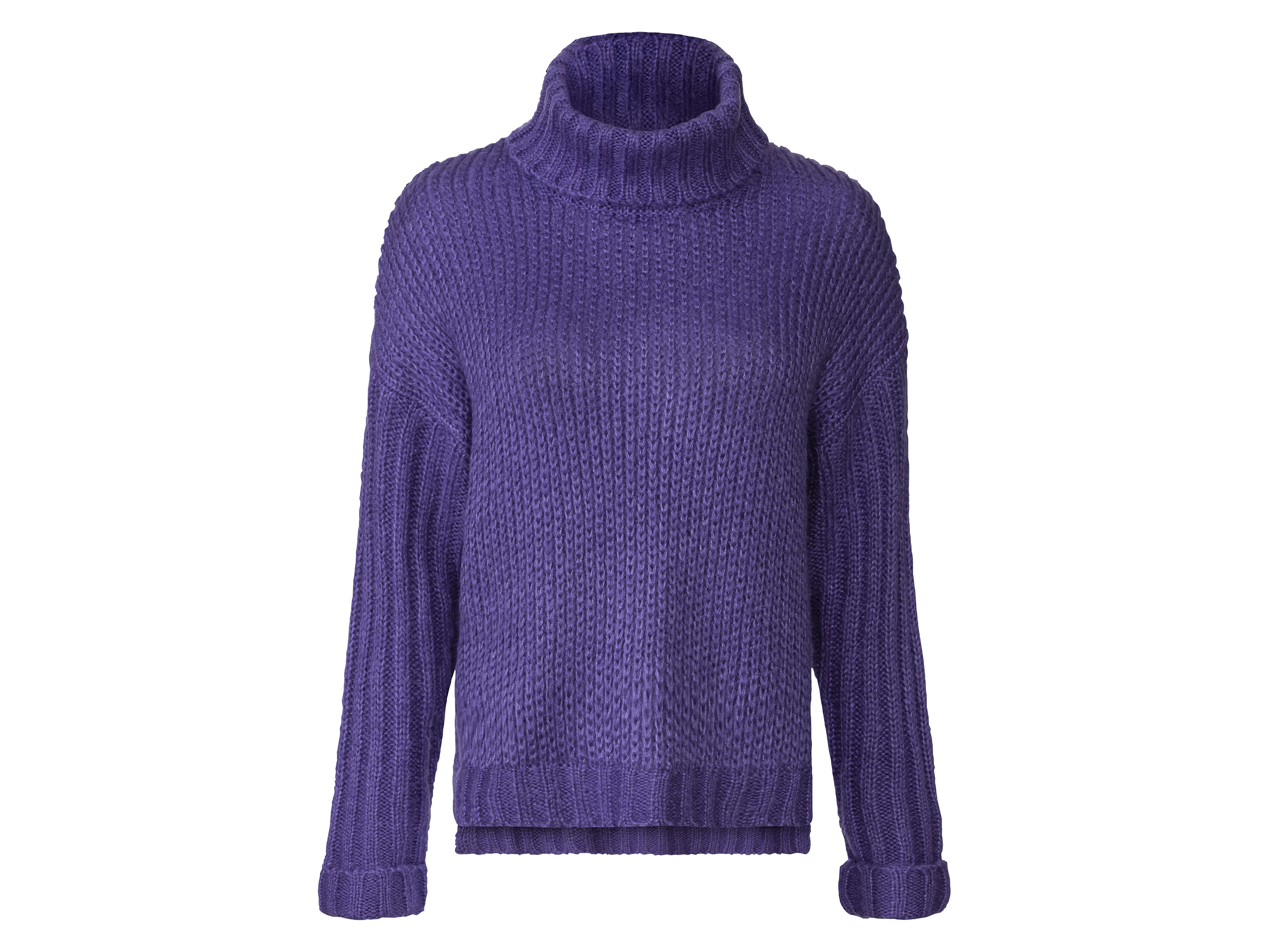 esmara® Sweter damski z golfem (Fioletowy, M(40/42))